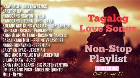 Tagalog Love Songs Non Stop Playlist YouTube Music