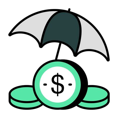 A Premium Download Icon Of Financial Insurance 23547013 Vector Art At