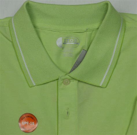 New Izod Golf X Treme Function Sun Control Cool Fx Polo Sport Shirt Xl