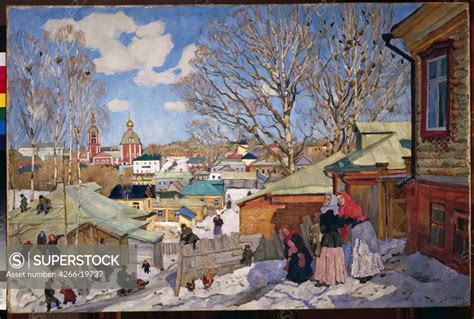 Sun Day Sergiyev Posad By Yuon Konstantin Fyodorovich 1875 1958