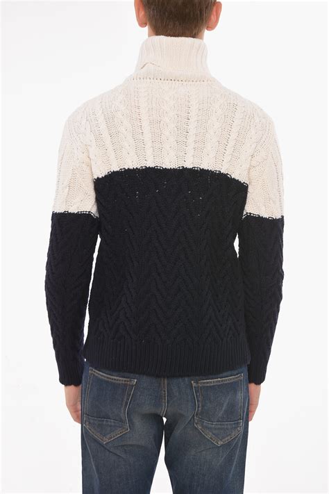 Woolrich Merino Wool Turtleneck Sweater Men Glamood Outlet