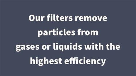 video introduction  filter elements classic filters