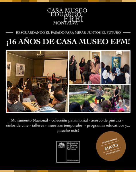 Estamos de aniversario Ya son 16 años de Casa Museo EFM Casa