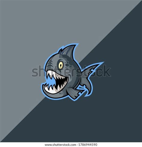 Piranha Illustration Designs Logo Stock Illustration 1786944590 | Shutterstock