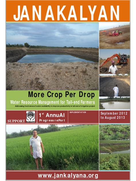 More Crop Per Drop Pdf Crop Rotation Irrigation