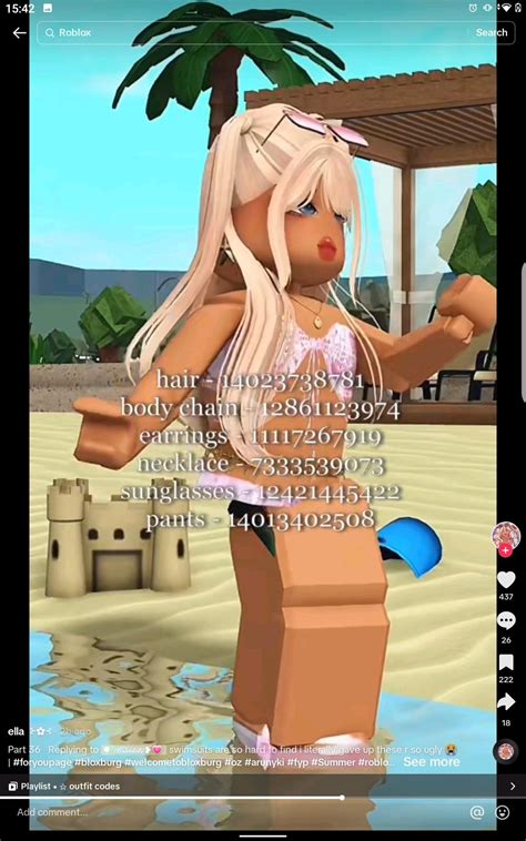 Pin On Roblox Code Baddie Outfits Ideas Swimming Outfits Swimming Outfit