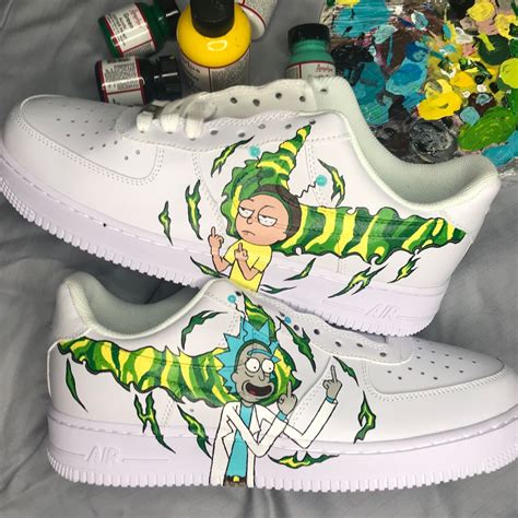 Nike Air Force Custom Rick And Morty Artofit