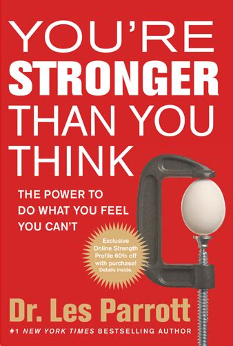 Book Review Youre Stronger Than You Think By Dr Les Parrott Gratefully Home