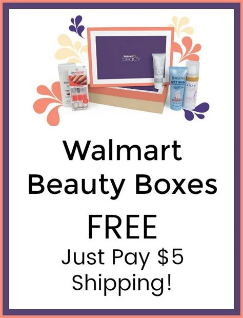 Walmart Beauty Boxes Free 5 Shipping To 998 Lots To Pick From