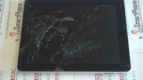 Ipad Cracked Glass Repair By Smartphone Medic Youtube