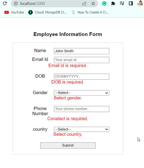 How To Add Input Validation In React Js Printable Forms Free Online