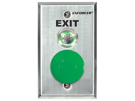 Seco Larm Enforcer Request To Exit Plate With Status LED Adjustable