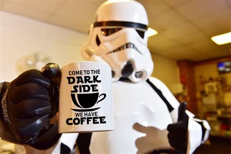 Starwars Tazas divertidas Regalos Ven al lado oscuro tenemos café té