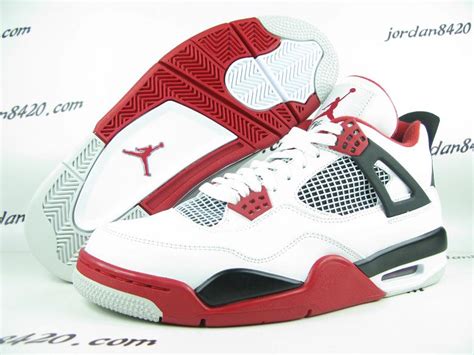 Air Jordan Iv Retro Whitevarsity Red Black New Pics