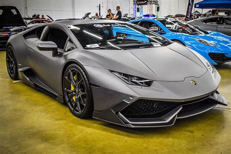 Lamborghini Huracan Painted In Grigio Lynx And Wrapped In Averys Matte