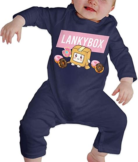 Maichengxuan Lankybox Merch Lankybox Boxy Unisex Baby Onesies Langarm