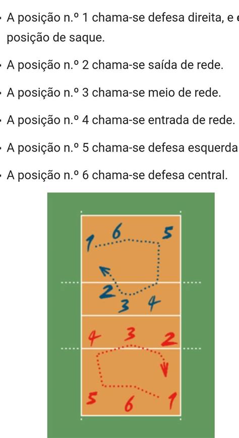 Posições Do Vôlei Na Quadra