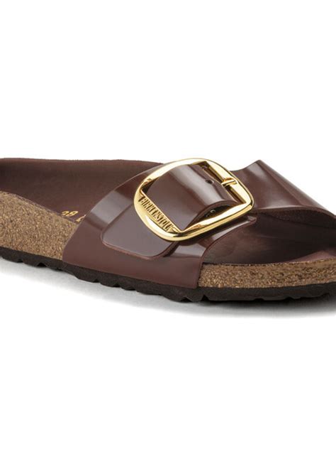 Birkenstock Madrid high shine Chocolate - Benjamine
