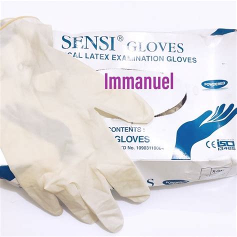 Jual Sensi Gloves Latex Sarung Tangan Karet Sensi Gloves Medical