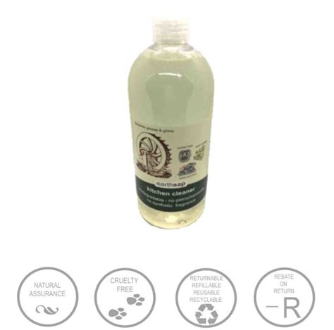 Earthsap Kitchen Cleaner Squirter Refill Ml Green Heart Organics