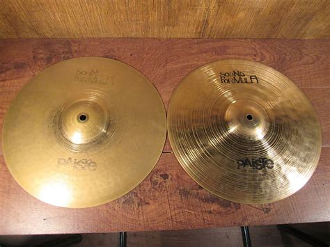 Paiste Sound Formula Heavy Hi Hats Cymbals Reverb