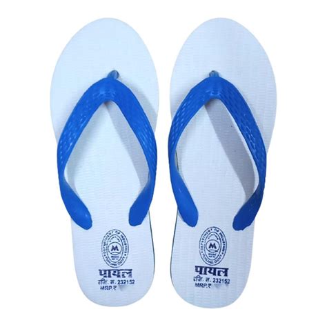 White Hawaii Payel Daily Wear Hawai Rubber Slipper Designpattern