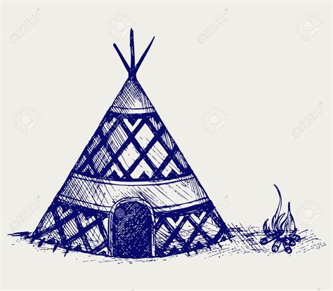 Tipi Drawing at GetDrawings | Free download