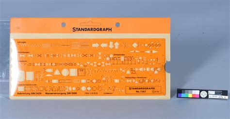 Zeichenschablone Wasserversorgung Deutsches Kunststoff Museum