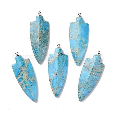 Wholesale Natural Regalite Imperial Jasper Sea Sediment Jasper Pendants