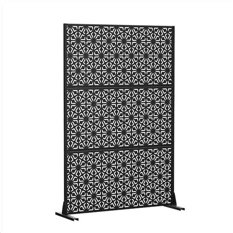 Gene 72 In Galvanized Steel Garden Fence Outdoor Privacy Screen Garden Screen Panels Hd