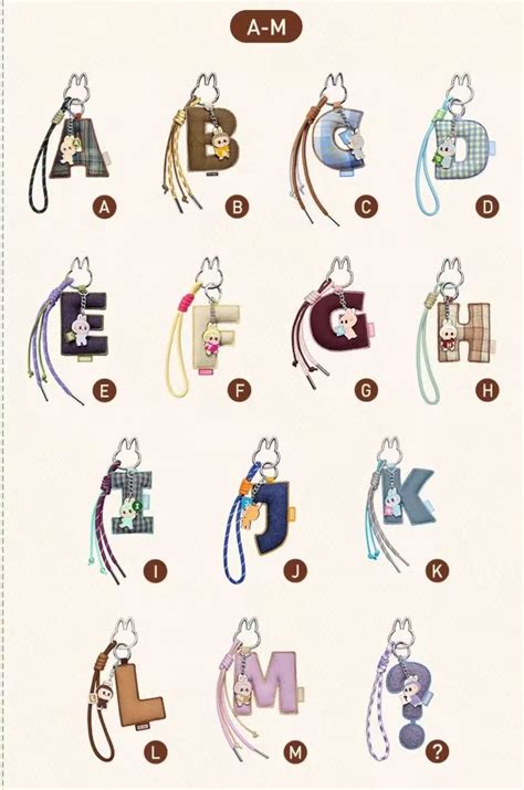 THE MONSTERS Pin for Love Series-Letter Pendant Blind Box (A-M ...