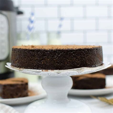 Enjoy This Simple And Decadent Instant Pot Flourless Chocolate Cake