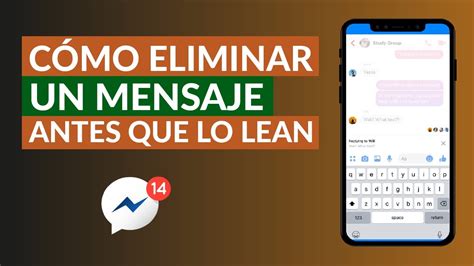 C Mo Puedo Eliminar Un Mensaje Enviado De Messenger Antes De Que Lo