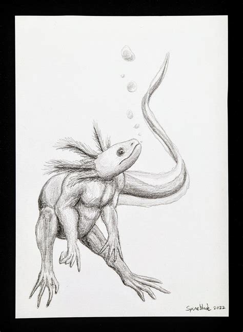 Weretober 2022 Day 14 Axolotl By Spineblade On Deviantart