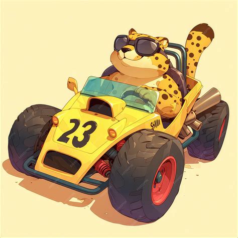 cartoon dune buggy 10