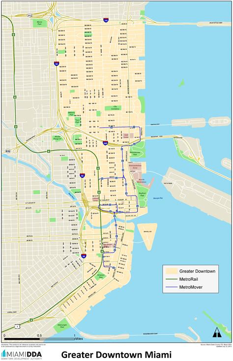 map of florida miami area 1