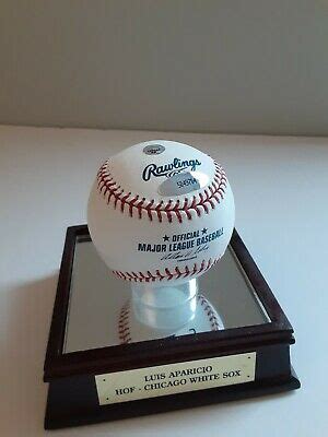 Luis Aparicio Signed OAL Baseball W Inscription HOF EBay