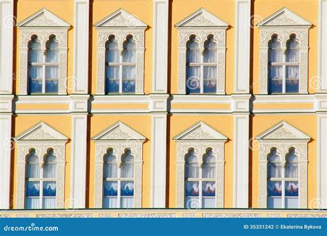 Facade Of The Big Kremlin Palace Stock Photo Image Of Museum