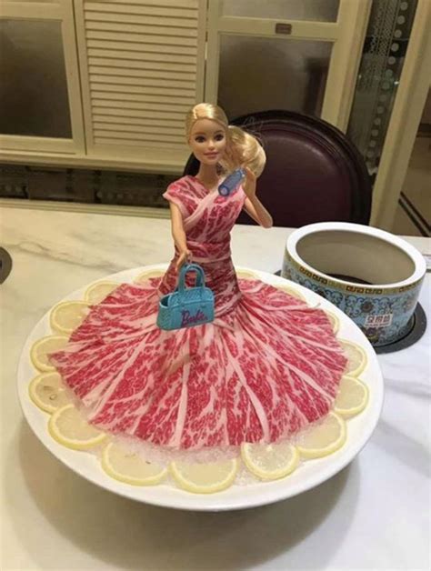 Sliced meat platter at a local hot pot restaurant. : ATBGE