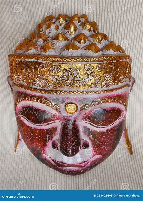 Spiritual Buddha Face Mask Figure Stock Image Image Of Cult Beauty