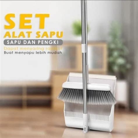 Jual Sapu Lipat Pengki Set Sapu Set Pengki Alat Pembersih Lantai