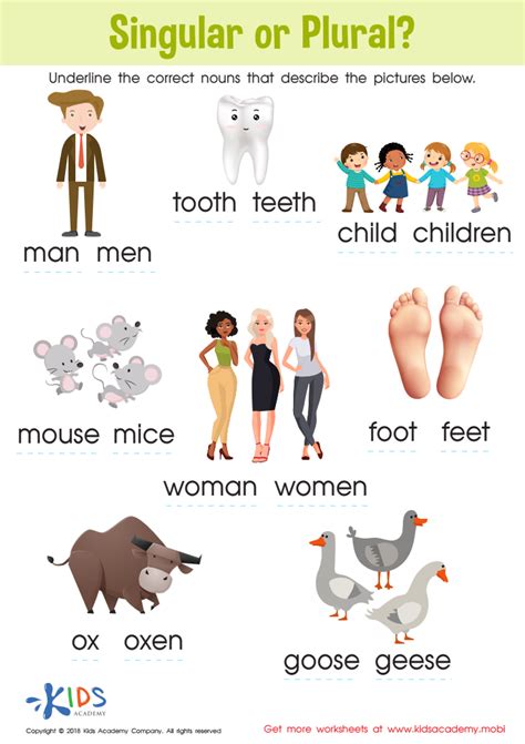 The Most Common Irregular Plural Nouns In English Eslbuzz 43 Off