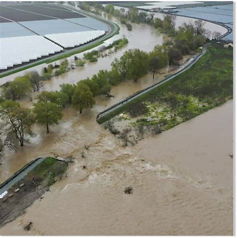 Floods due to fresh storm in California, evacuations as Pajaro River ...