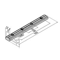 Aluminum Profile Fastener Straight Line Connector