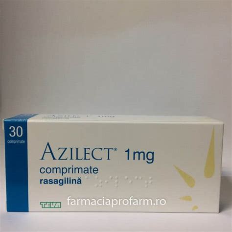 Azilect 1 Mg X 3 Blistere X 10 Compr Medicament Farmacia Profarm