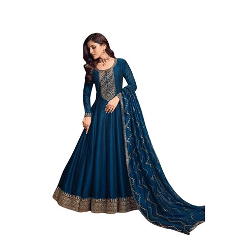 Gown Anarkali Dress Bollywood Pakistani Indian Wedding Suit Salwar