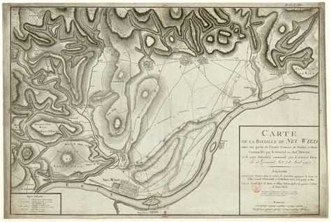 Carte De La Bataille De Neuwied Entre Une Partie De L Arm E Fran Aise