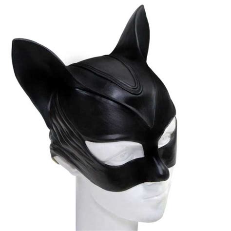 Hallowcos Catwoman Halle Berry Half Face Mask Latex