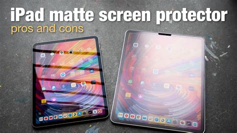 Ipad Matte Screen Protector Pros Cons Youtube