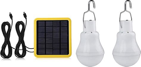 Greesuit Solarbetriebene Led Glühbirne Tragbare Laterne Lampe